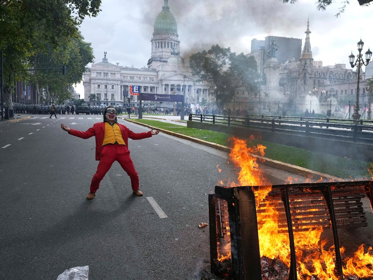 Detienen otra vez al “Joker argentino” por agredir a un policía en Puerto Madero