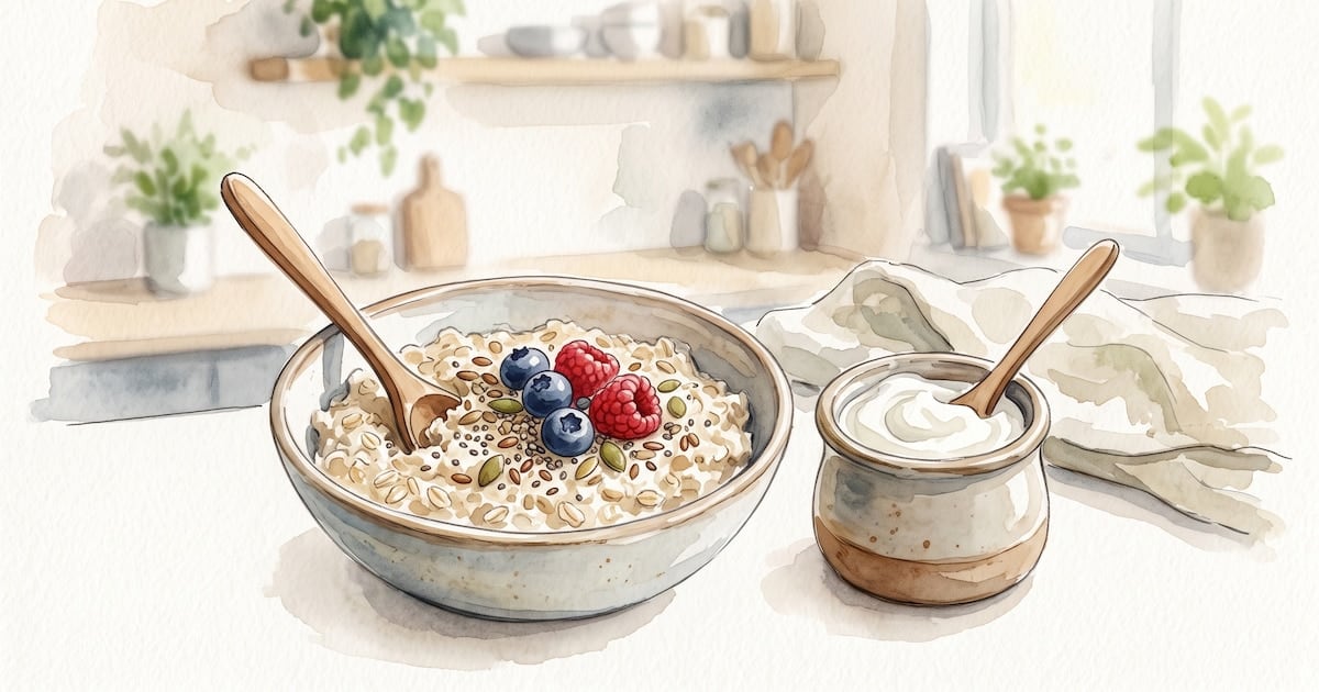 Avena y yogur griego: una dupla de la mesa que puede aliviar el intestino perezoso