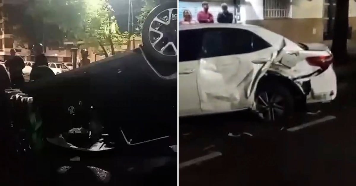 Volcó con 1,79 gramos de alcohol en sangre y dejó cinco heridos en el límite entre Caballito y Flores