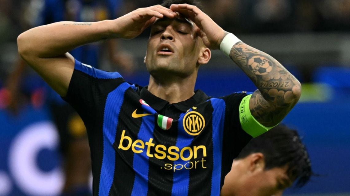 Lautaro se rompió en Brujas y el Inter se queda sin capitán por casi un mes