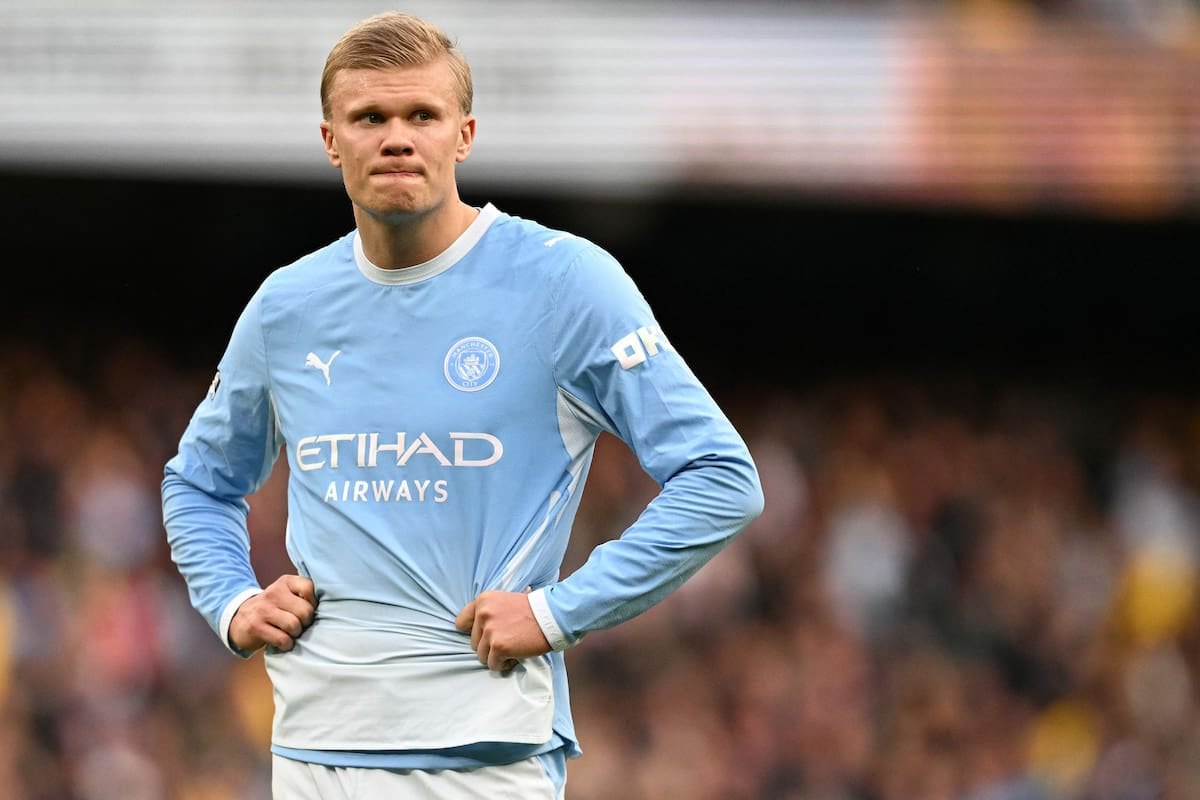 Manchester City ganó, sigue arriba y ahora se le prende una luz roja: Haaland terminó entre algodones